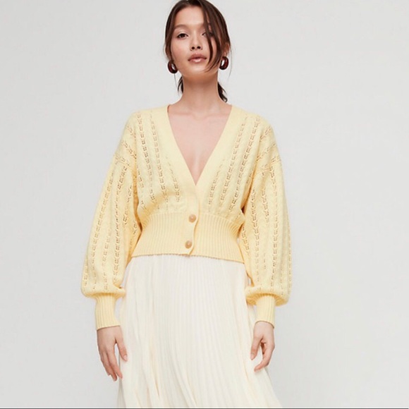 Aritzia Sweaters - ARITZIA Wilfred Thais Cardigan (Plunge Neck)